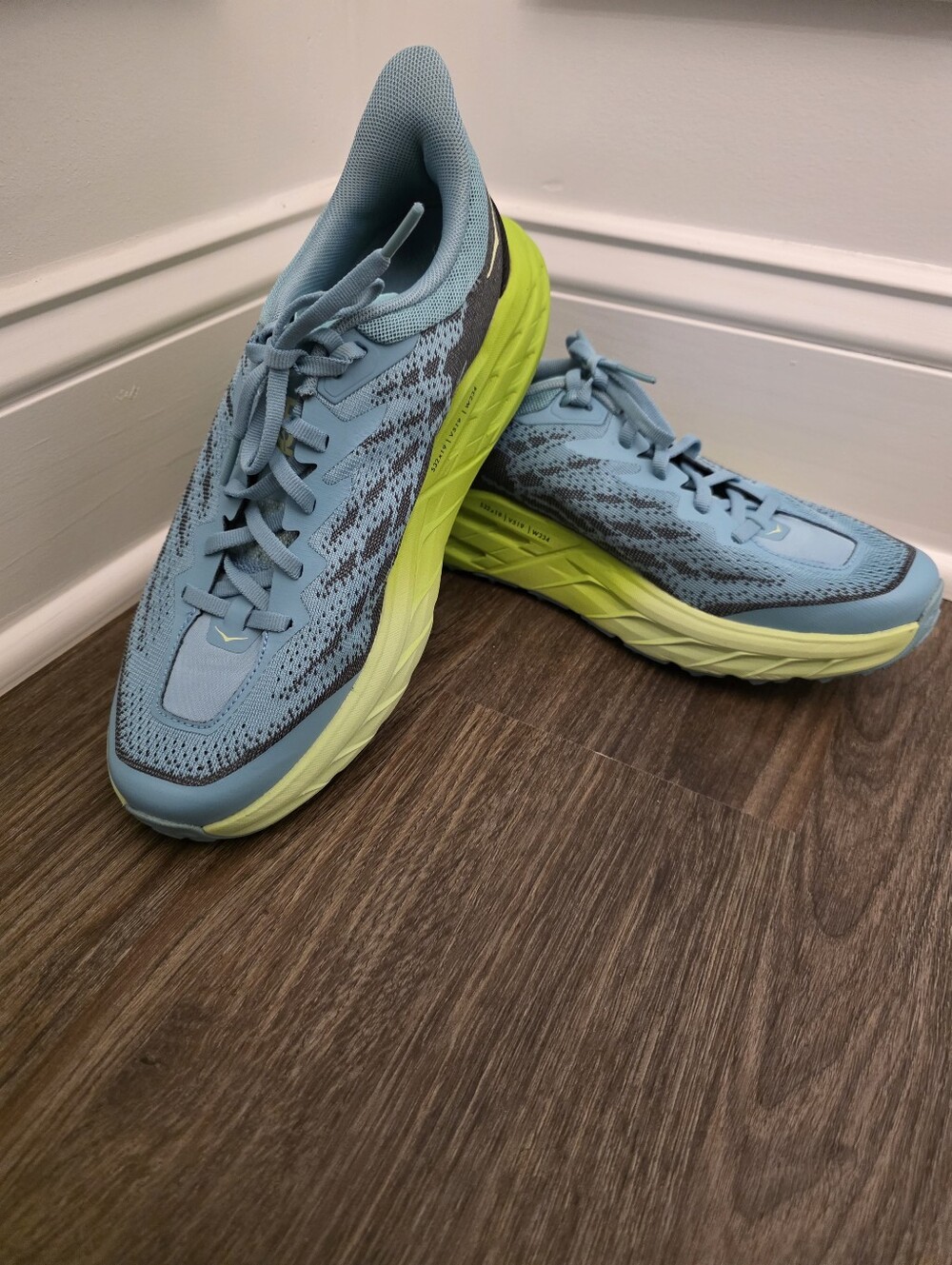 Hoka Speedgoat 5 Green And Blue Women's 8.5
